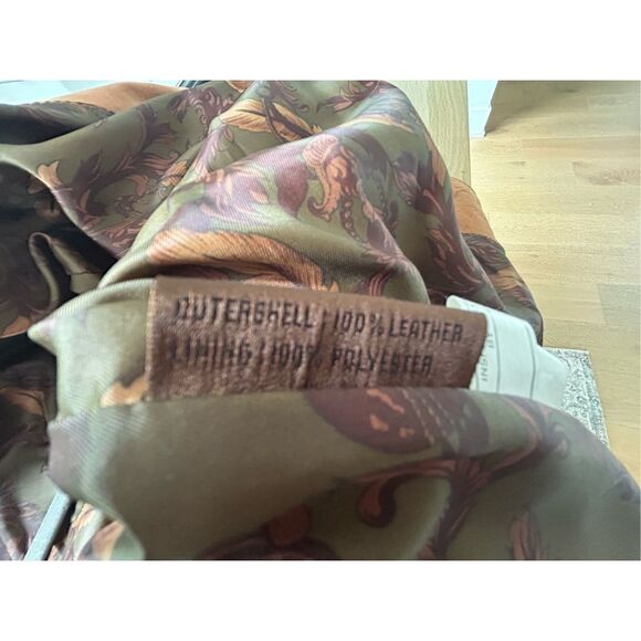 Vintage Hunters Run Leather Button Up Coat Jacket Brown Women's Size Medium - Picture 4 of 7